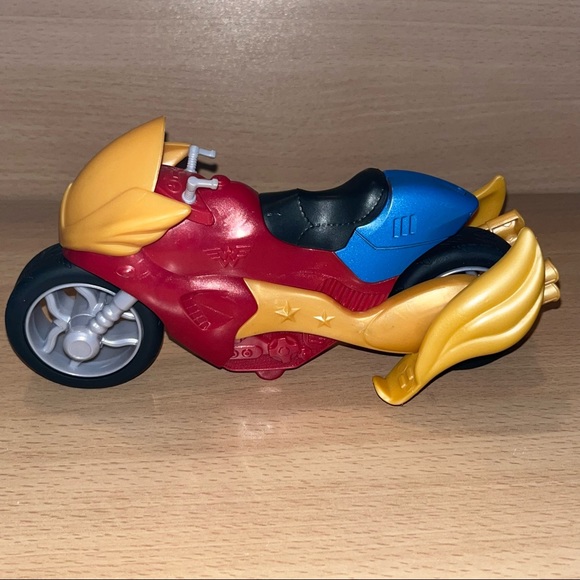 WW Motorcycle DC Superhero Girls Wonder Woman Bike for 6 inch Action Figure Doll - Picture 3 of 8